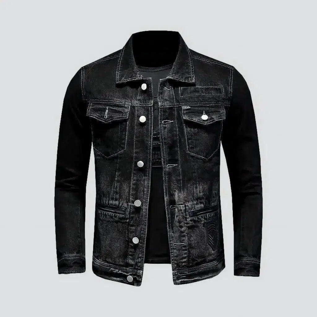 The latest collection of denim jackets in the size 24 for men | FASHIOLA  INDIA